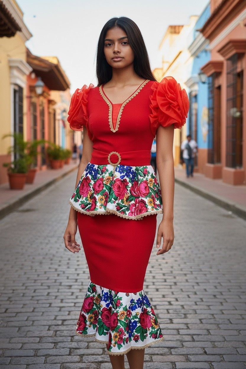 Rózsa ruha